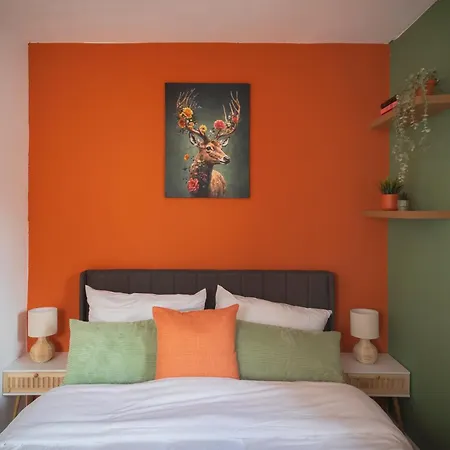 Orange Haus In Der Naehe Frankfurt بيت للعطل