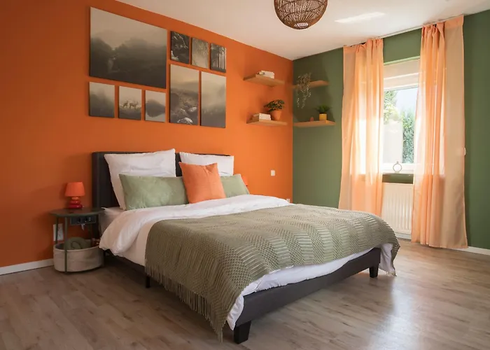 Orange Haus In Der Naehe Frankfurt Tatil Evi *