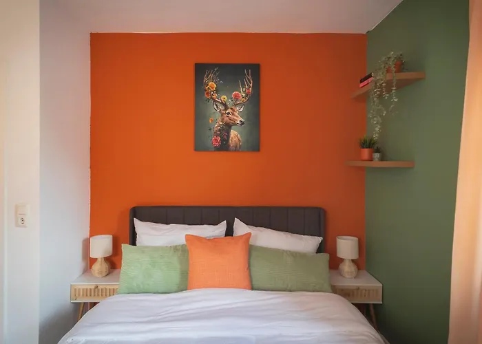Orange Haus In Der Naehe Frankfurt Tatil Evi